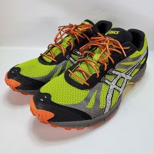 Asics Gel Fuji Racer Sneakers T218N Multicolor Running Men Size 12 Green Trail